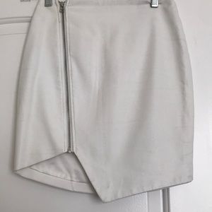 Bardot Leather Look Asymmetric Skirt